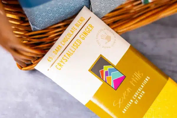 Seven Hills 65% Crystallised Ginger Chocolate
