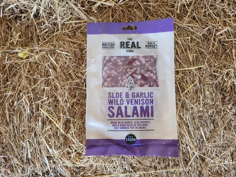 The Real Cure Sloe & Garlic Wild Venison Salami