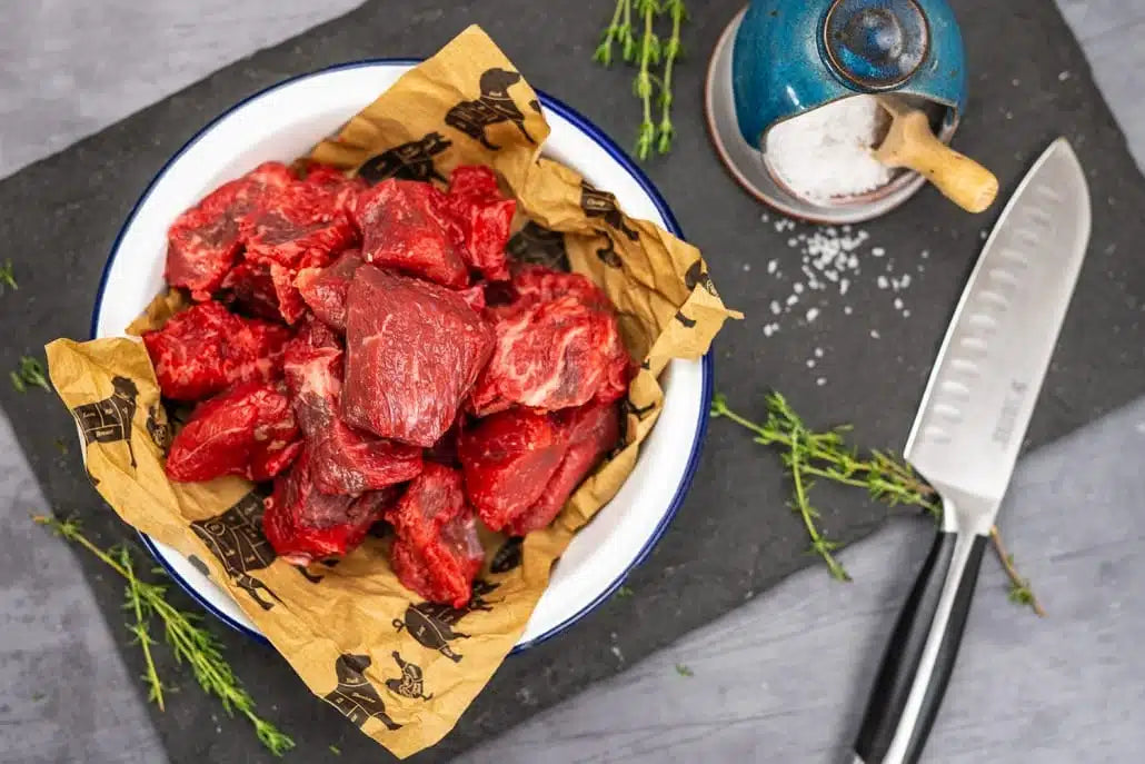 Diced stewing steak