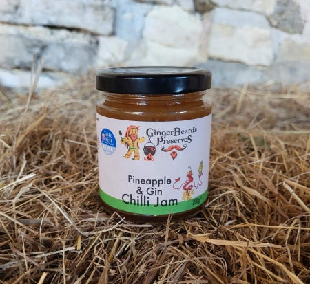 GingerBeards Pineapple & Gin Chilli Jam