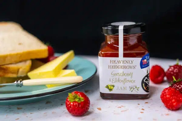 Heavenly Hedgerows Gooseberry and Elderflower Jam