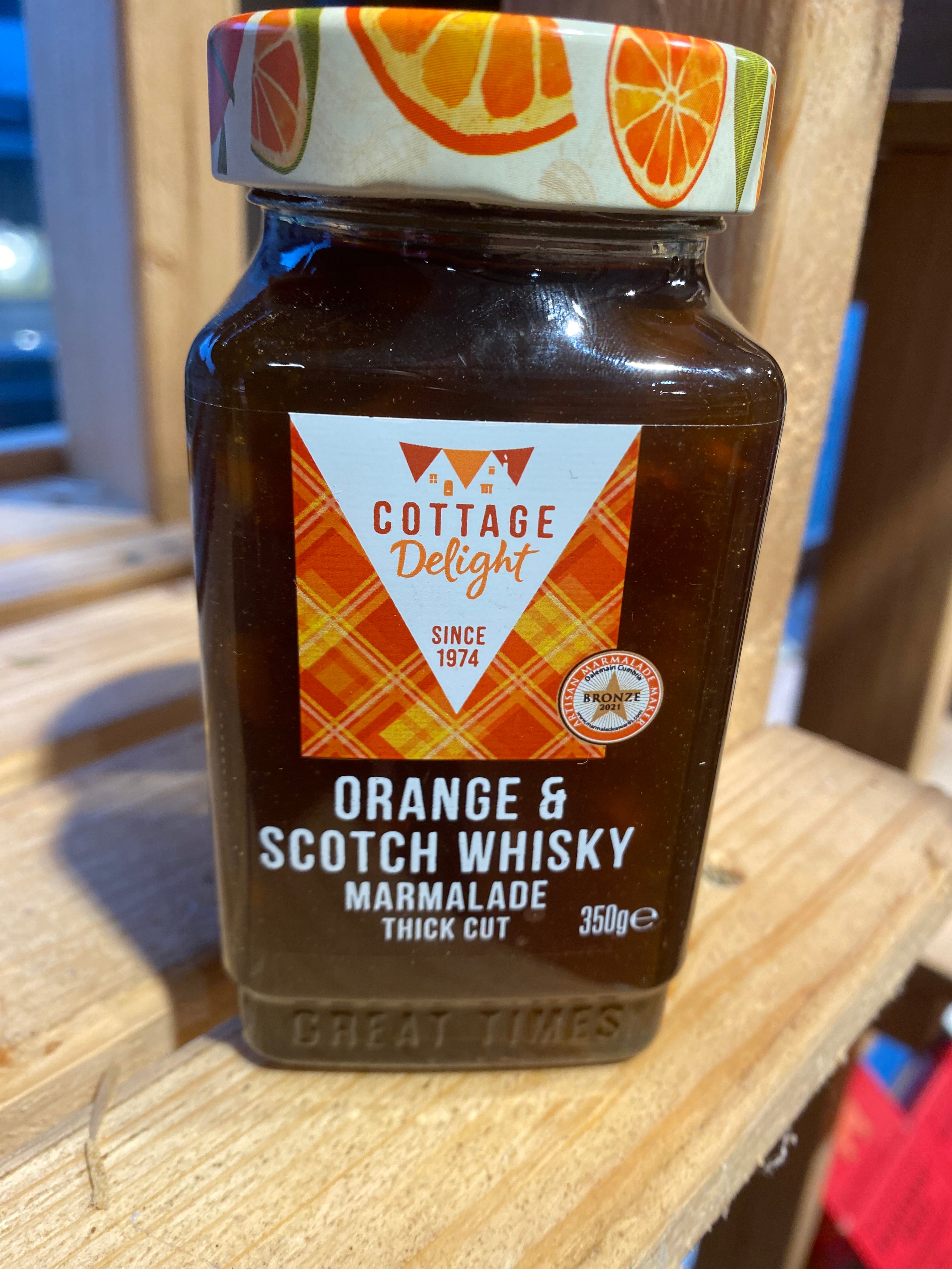 Cottage Delight Orange & Scotch Whisky Marmalade