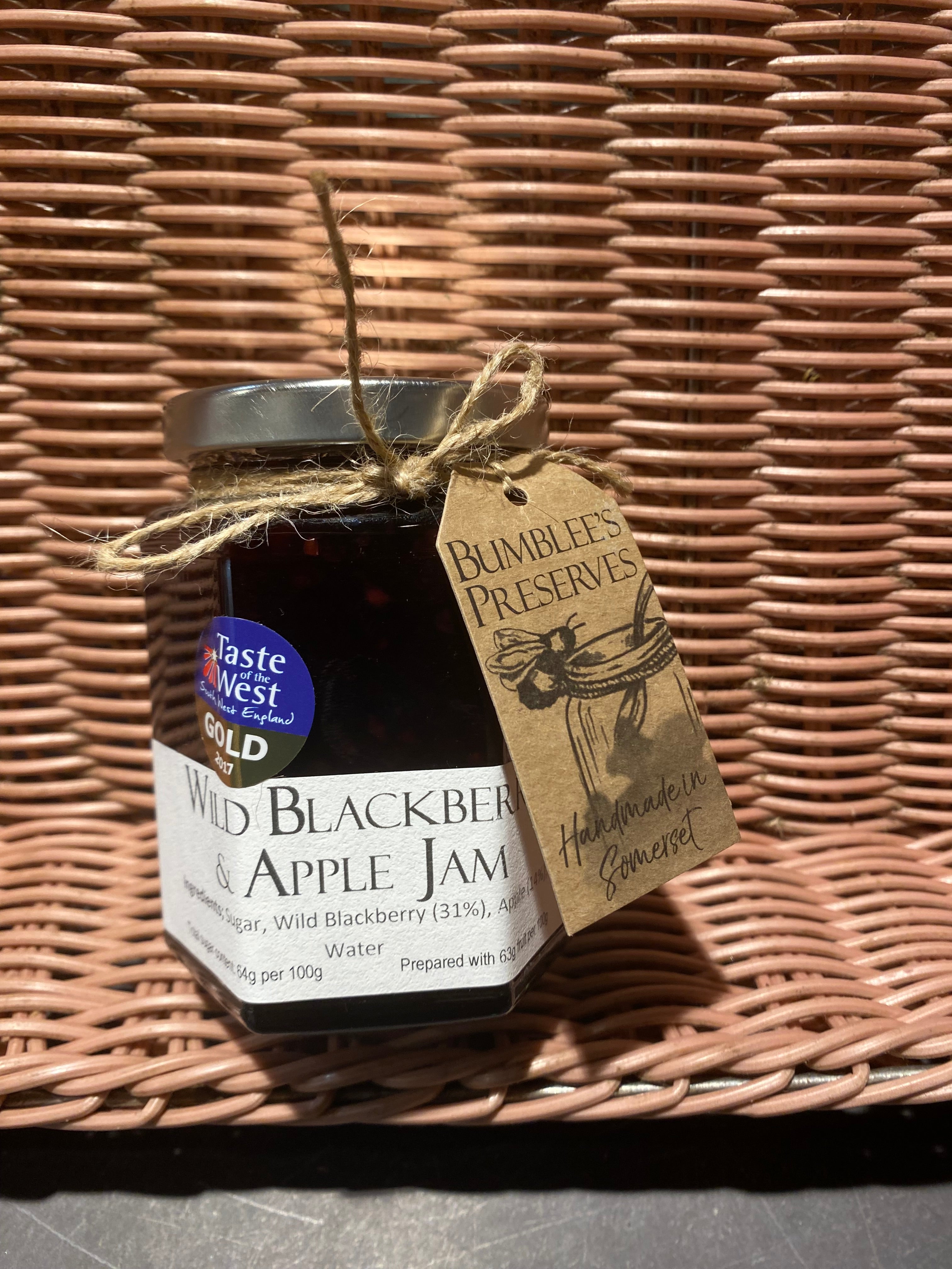 Bumblee’s Preserves Wild Blackberry & Apple Jam