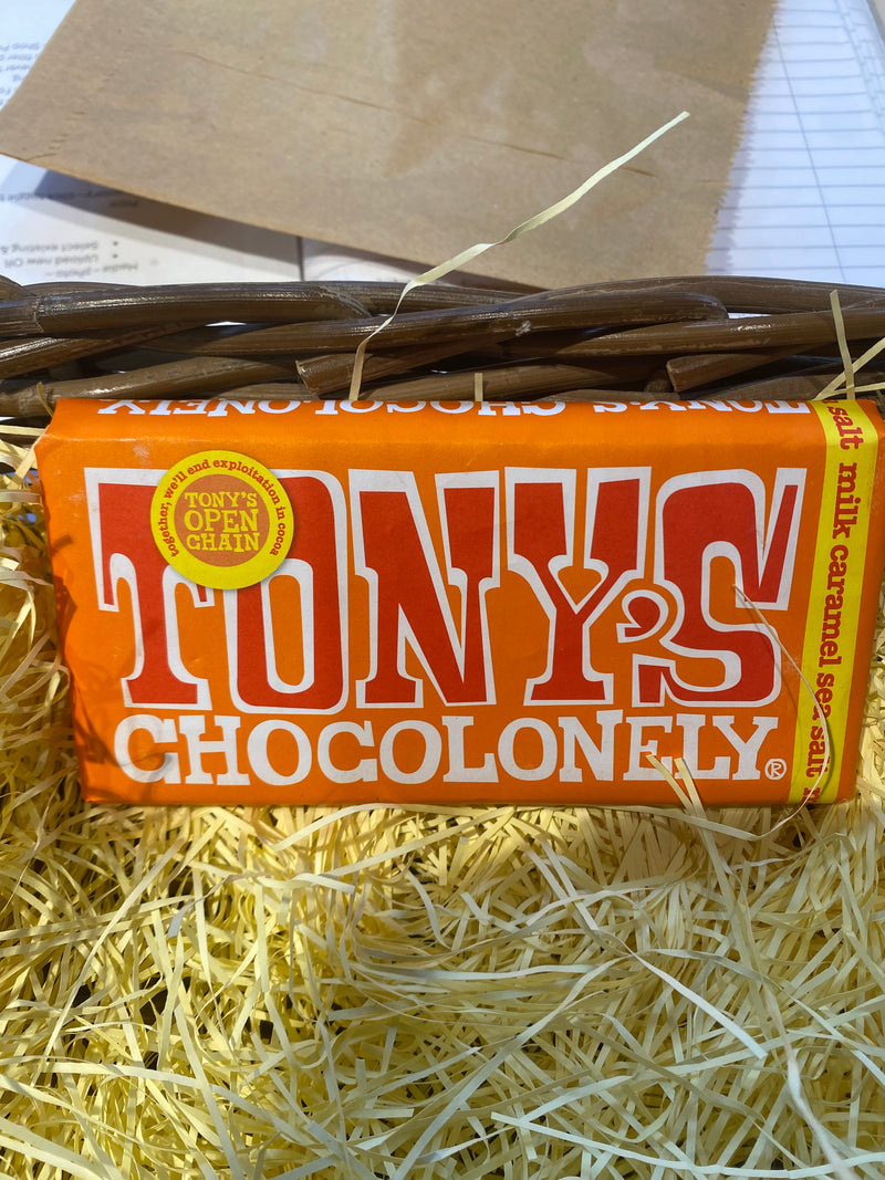 Tonys Milk Chocolate Caramel & Sea Salt 180g